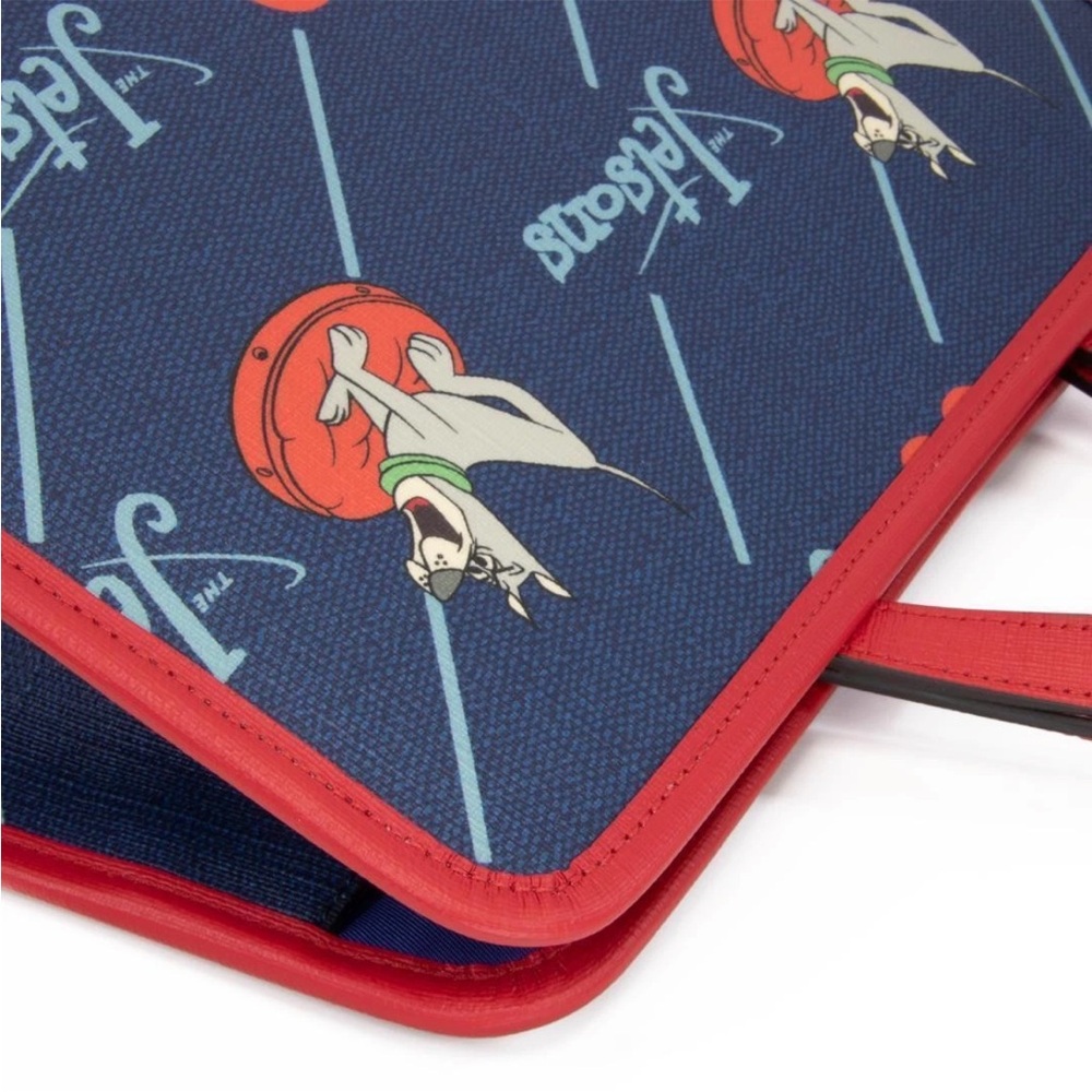 Gucci Red and Blue Jetsons Print Briefcase - Picture 4 of 16